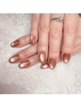 エーナイン イオンモール三川店/マグネットでうるつや秋ネイル