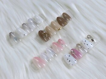 トランク ネイル(trunc nail)の写真/【定額コース￥6500/】ネイル初心者の方大歓迎!!丁寧なカウンセリングであなたに似合ったデザインを♪