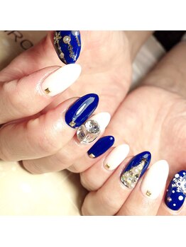 トータルサロン 白べぇーっ プラス/クリスマスネイル