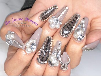 アン ジョーヌドラゴ/【ロングネイル】ゴテゴテネイル