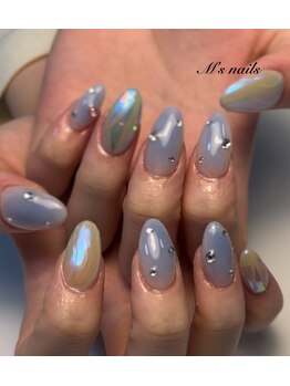 エムズネイル サベージ(M's nails Savage)/チークネイル