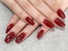 テラス(TERRACE)/大人ボルドーワンカラー