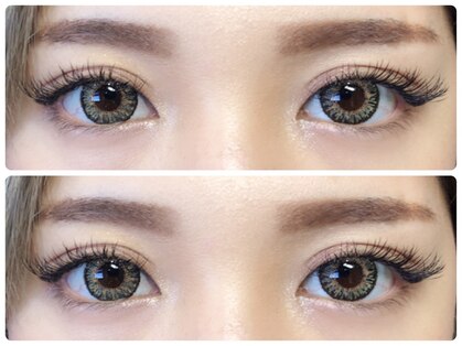 クロップ アイラッシュの写真