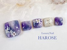 ラグジュアリーネイル ハローズ(HAROSE)/FOOT ジェルアートコース