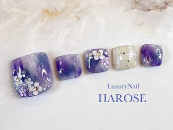 ラグジュアリーネイル ハローズ(HAROSE)/FOOT ジェルアートコース