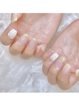 アイラッシュサロンアールツー(eyelash salon R2)/マーメイドネイル　ラメグラ