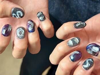 ヌル ネイル 堀江(NURU NAIL HORIE)/メンズネイル☆￥7,500
