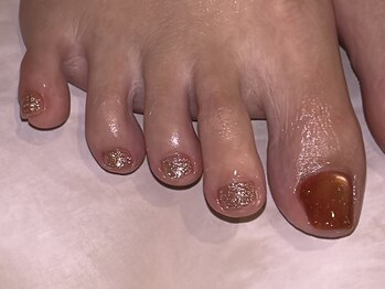 ラグ ネイル(RAG nail)/秋ネイル/きらきら