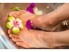 【平日12-15時限定】FOOTマッサージ付★角質ケア ¥6600→6400