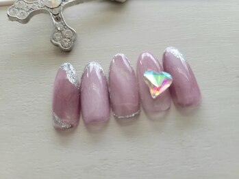 ネイルサロンカリプソ(Nail Salon Calypso 2)/ハートのジュエルアート