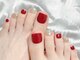 カルミアネイル 日暮里店(Kalmia Nail)の写真/22時まで営業☆早くて安くて高クオリティ♪ハンドネイルが出来ない方でもフットで華やぐ足元に◎