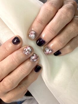 アルストロメリア/おまかせデザインM（アート4本）