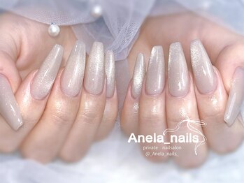 アネラ ネイルズ(Anela_nails)/マグネット+長さだし