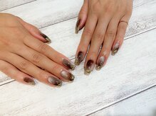 ネイルアルケー(Nail ARCHE)/くすみカラー×ニュアンスネイル