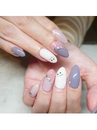 大人ハロウィンネイル