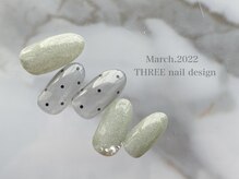 スリー(THREE)/Mar.2022/nail design