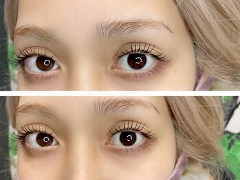 ユアーズ 四街道店(YOURS)/人気メーテルロッドで目尻を流す