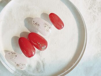 ブレスネイル(brace Nail)/テラコッタ×ラメシェル