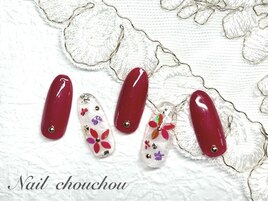 押し花ネイル☆7500円