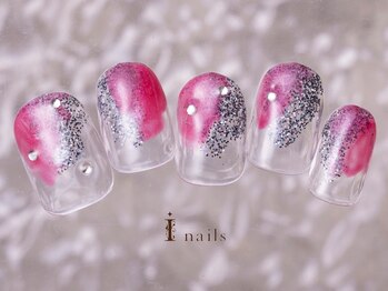 アイネイルズ 町田店(I nails)/ラメキラキラニュアンス6480円