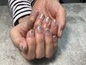 Yuna限定【HAND】ラメグラ/カラグラデーション（ケア込み）3500円