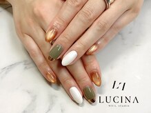 ネイルスタジオ ルキナ(LUCINA)/c-381 大人上品な秋カラーネイル