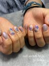 紫陽花ネイル