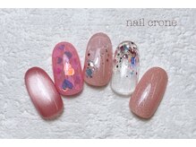 ネイルクローネ(nail crone)/埋め込みハートネイル