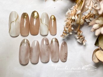 トゥーシェネイルズ(Touche'nails)/シンプルネイル