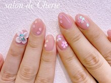 サロンド シェリー(salon de Cherie)/桜ネイル/3D/立体アート/ホロ