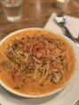 ネイルアート ジマー&nbsp;ホームズパスタ様♪スペイン坂!話題の絶望パスタ食べられます^_^