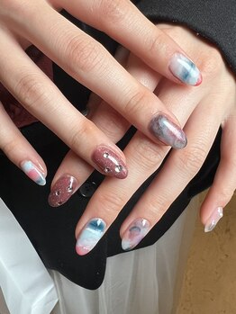 マツゲパーマ プペアイラッシュ(pupe eyelash)/個性派ネイル