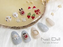 ネイルドール(Nail Doll)/クリスマスパーツ例