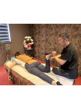 足つぼを刺激したい