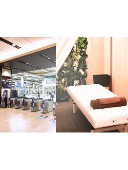 駅から徒歩５分のサロン