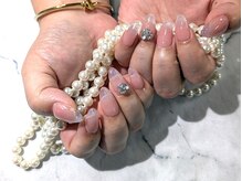 ネイルサロン グレイス(Grace)/【スカルプ】クリア＆血色ネイル