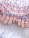 【定額】夏っぽチークネイル☆