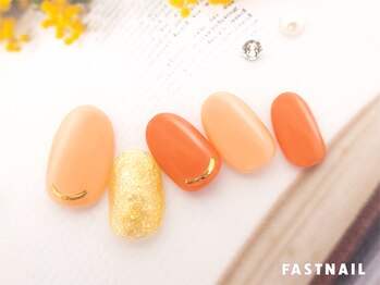 ファストネイル 立川店(FAST NAIL)/ピンクのシンプルネイル