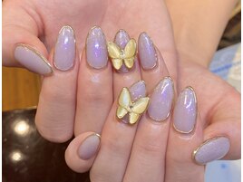 蝶々ネイル☆