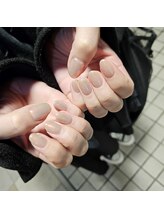 Mネイルアンドカフェ シェレステ/ミラーネイル