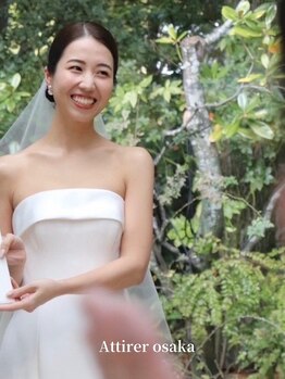 アティレ オオサカ(Attirer Osaka)/2024年ガーデンオリエンタル挙式