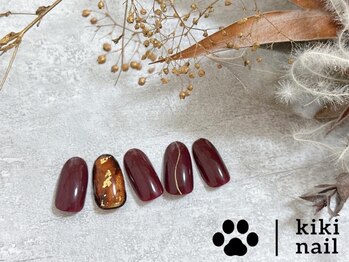 キキネイル 溝の口(kikinail)/9.10月定額A /べっこうネイル