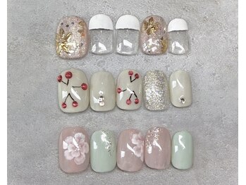 春/桜/ハートホロ/さくら/ピンク