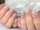 白無垢に◎ウェディングネイル
