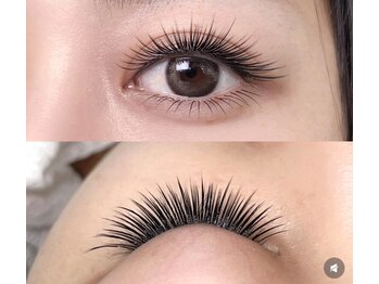 ミューラッシュ 新宿店(Miu lash)の写真/韓国風束間ドールボリュームでぱっちり華やかな存在感のある目元へ＊写真映えする可愛い印象に。