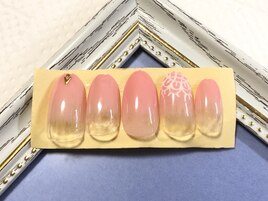 レース柄グラデ☆6,800円