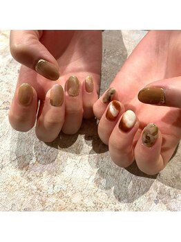 プライベートネイルサロン キャンバス(CANVAS)/アシメネイル