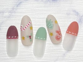 クリスマスネイル