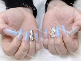 埋め尽くしネイル