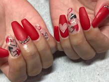 リッチネイル(Rich Nail)/バレンタインネイル